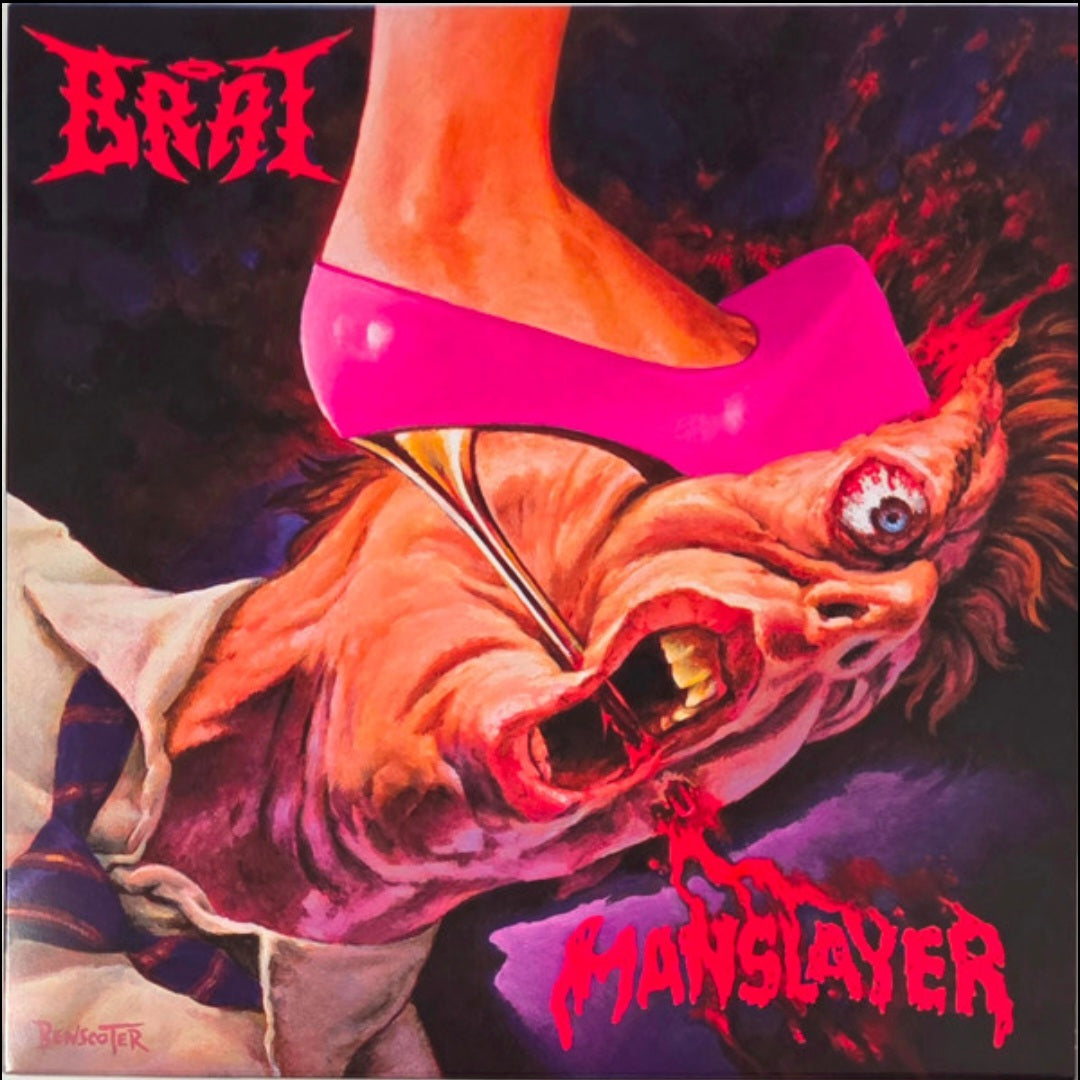 BRAT : MANSLAYER LTD LP 180G MAGENTA RED SPLATTER VINYL