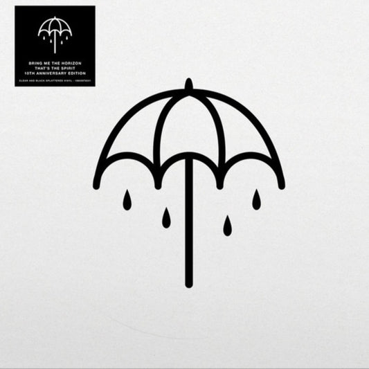 BRING ME THE HORIZON : THATS THE SPIRIT LTD 10TH ANNIVERSARY LP 180G CLEAR BLACK SPLATTER VINYL