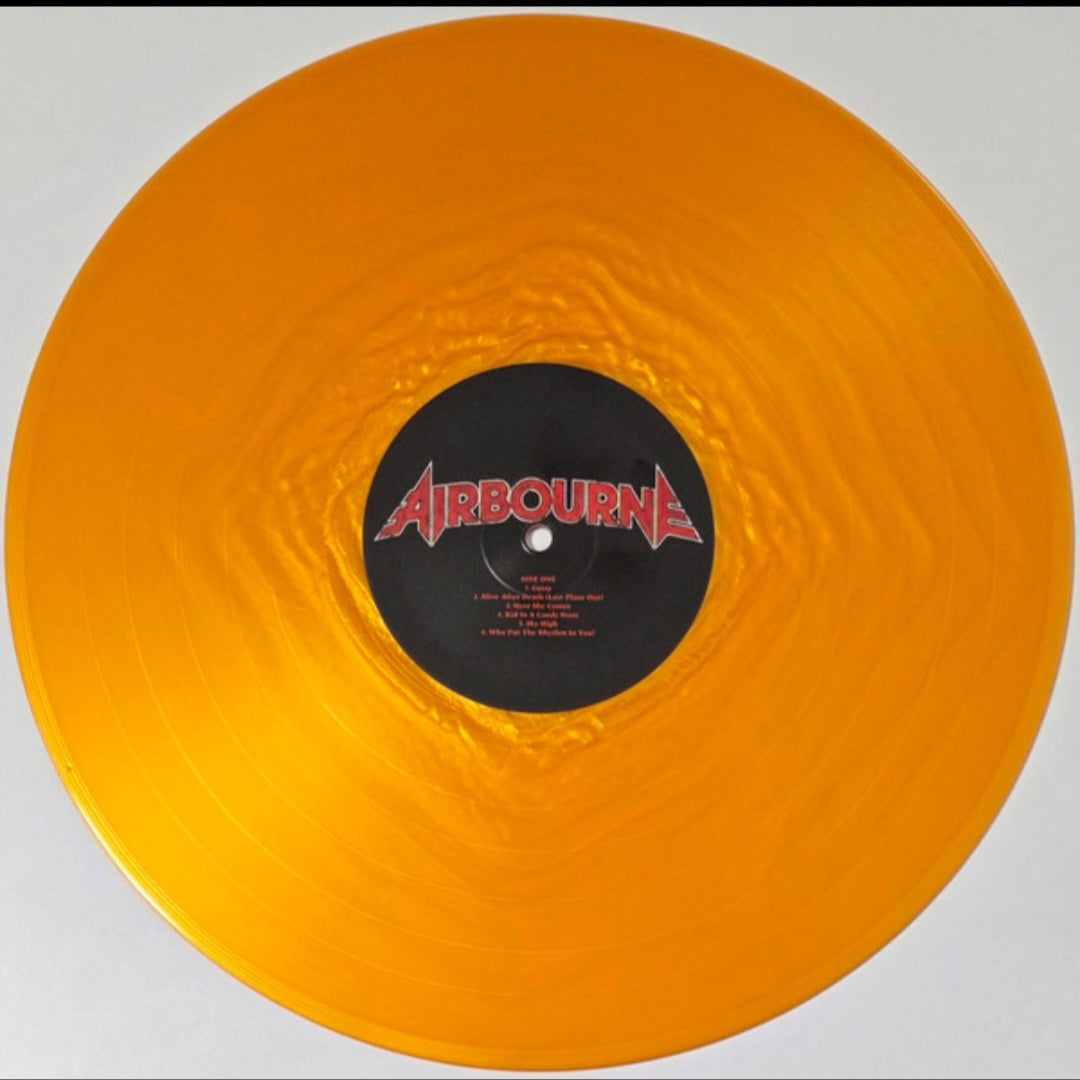 AIRBOURNE : AIRBOURNE LTD LP GATEFOLD SLEEVE GOLD NUGGET VINYL