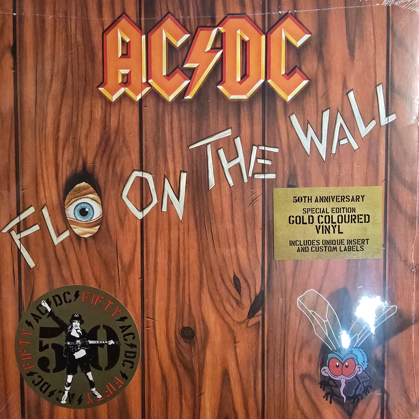 AC/DC : FLY ON THE WALL LTD 50TH ANNIVERSARY LP 180G GOLD VINYL