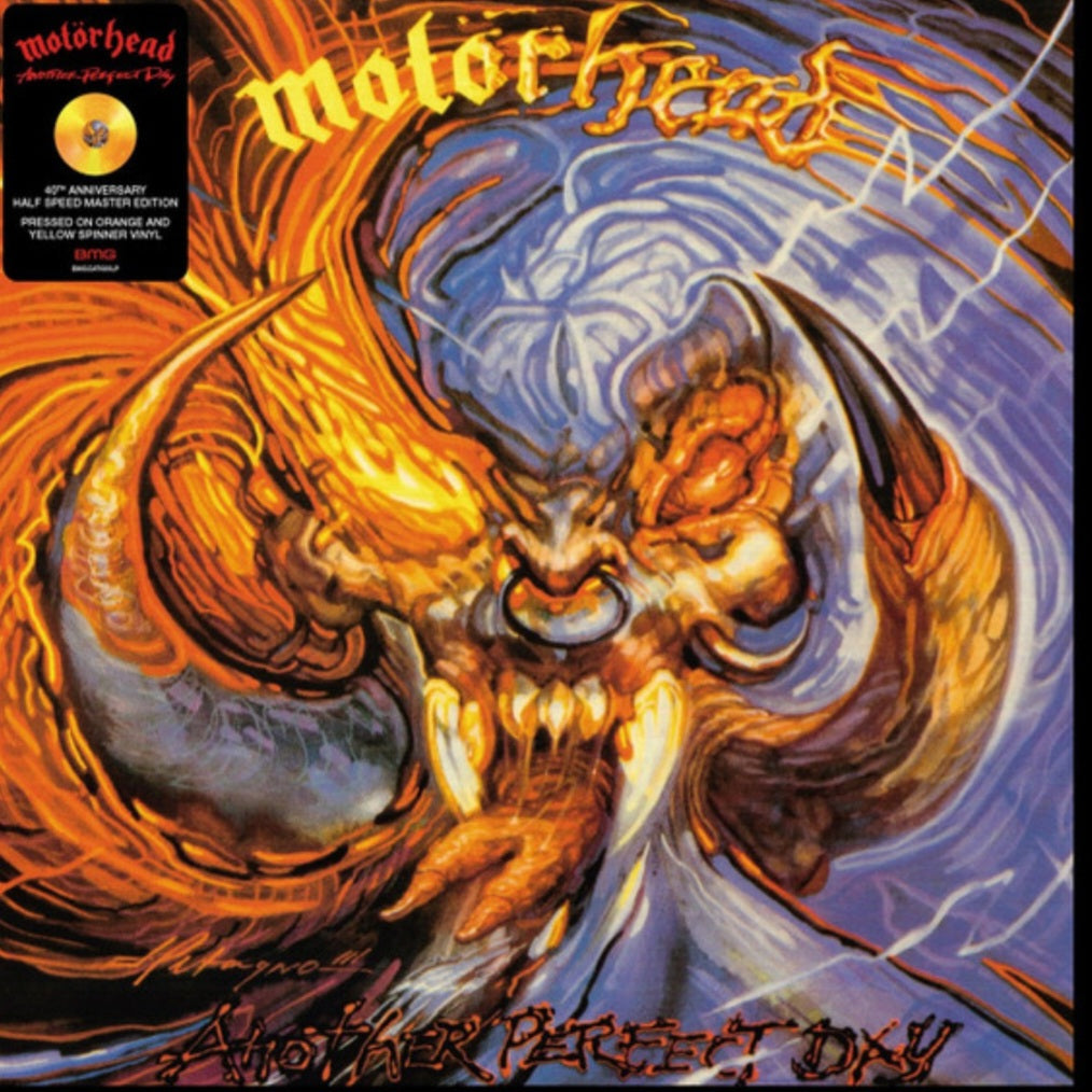 MOTORHEAD : ANOTHER PERFECT DAY LTD LP 180G ORANGE & YELLOW SPINNER VINYL