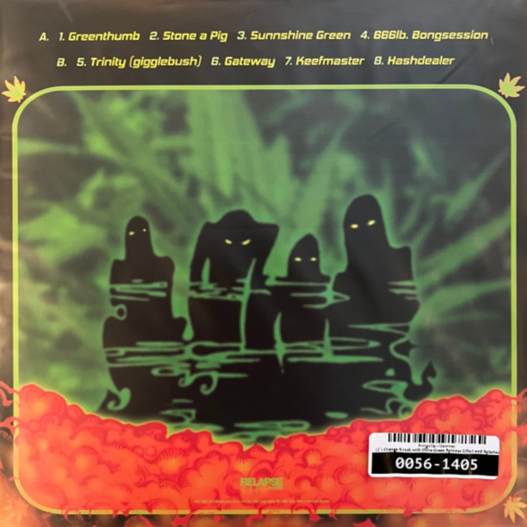 BONGZILLA : GATEWAY LTD LP 180G GREEN ORANGE SPINNER VINYL