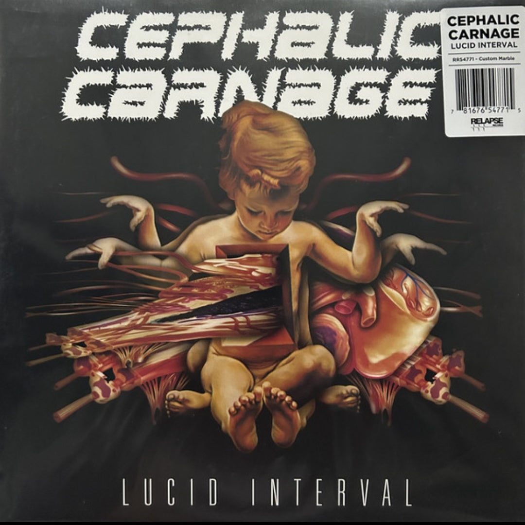 CEPHALIC CARNAGE : LUCID INTERVAL LTD LP 180G CUSTOM MARBLED VINYL