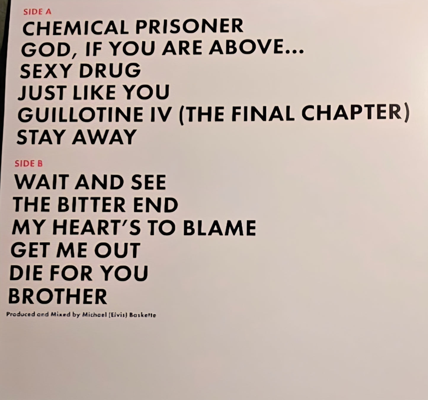 FALLING IN REVERSE : JUST LIKE YOU LTD LP 180G COLOURED VINYL