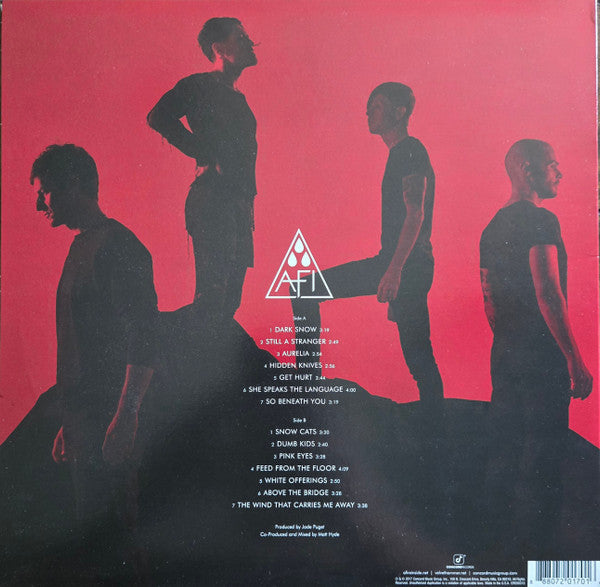 AFI : THE BLOOD ALBUM LTD LP 180G RED BLACK MARBLED VINYL