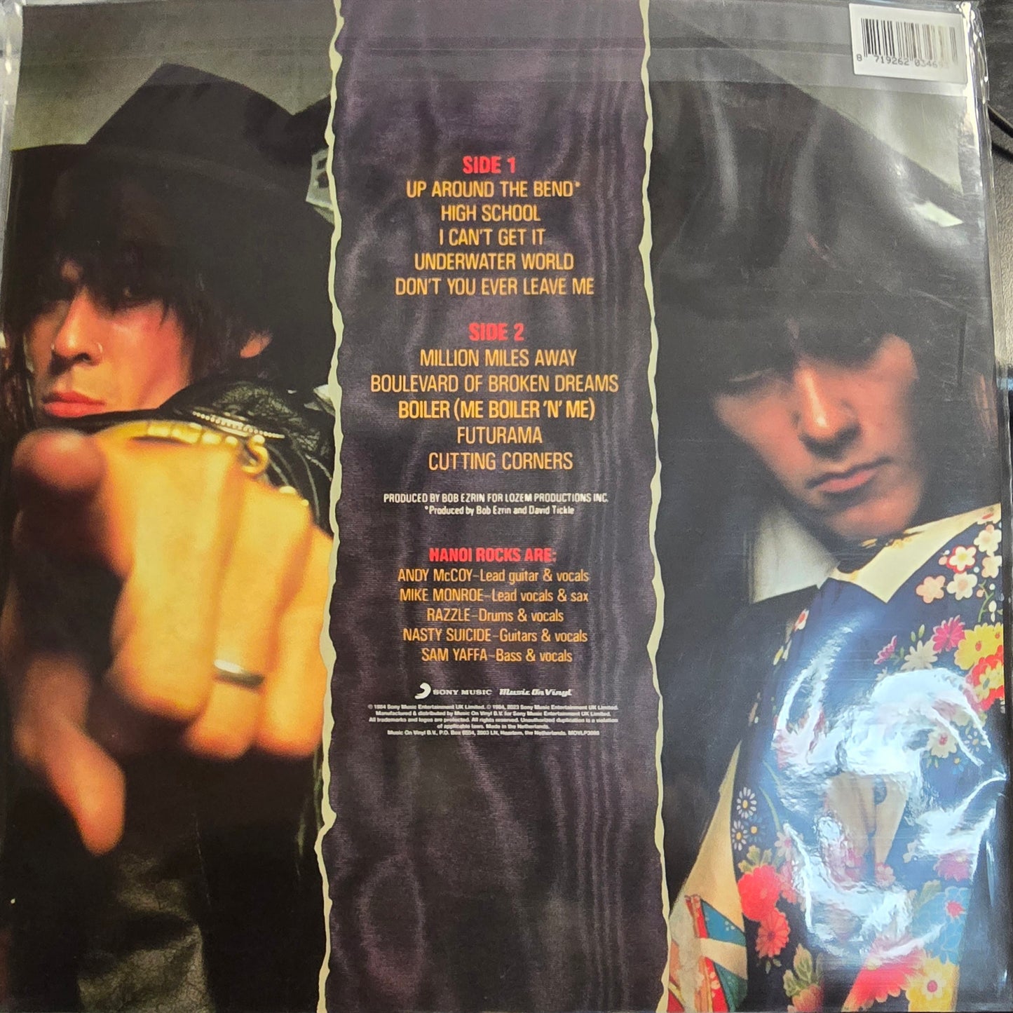 HANOI ROCKS : TWO STEPS FROM THE MOVE LP 180G