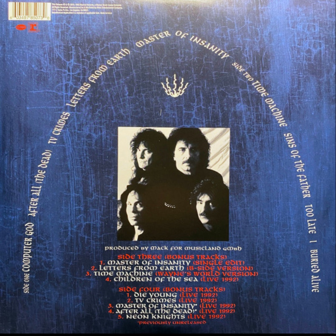 BLACK SABBATH : DEHUMANIZER LP 180G PICTURE DISC