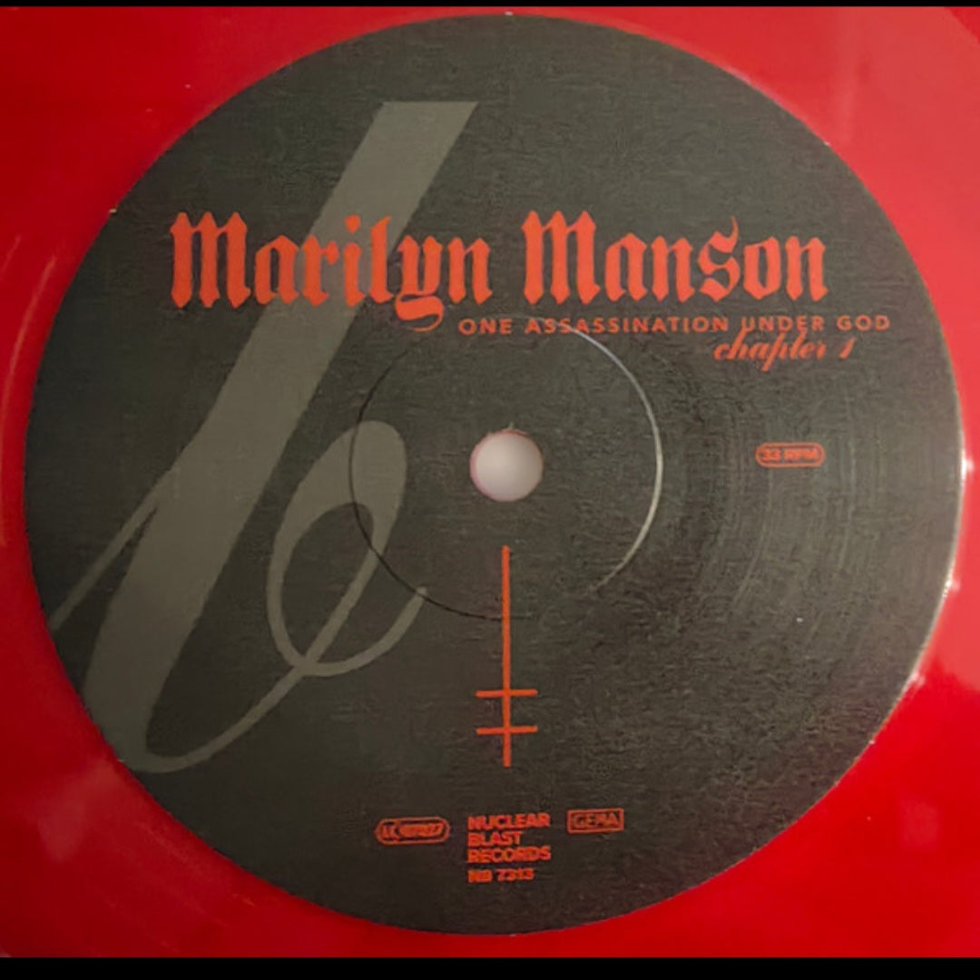 MARILYN MANSON : ONE ASSASSINATION UNDER GOD LTD LP 180G OPAQUE RED VINYL