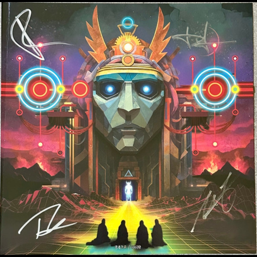 CLUTCH : EARTH ROCKER LTD LP 180G PURPLE SPLATTER VINYL NUMBERED AUTOGRAPHED INSERT