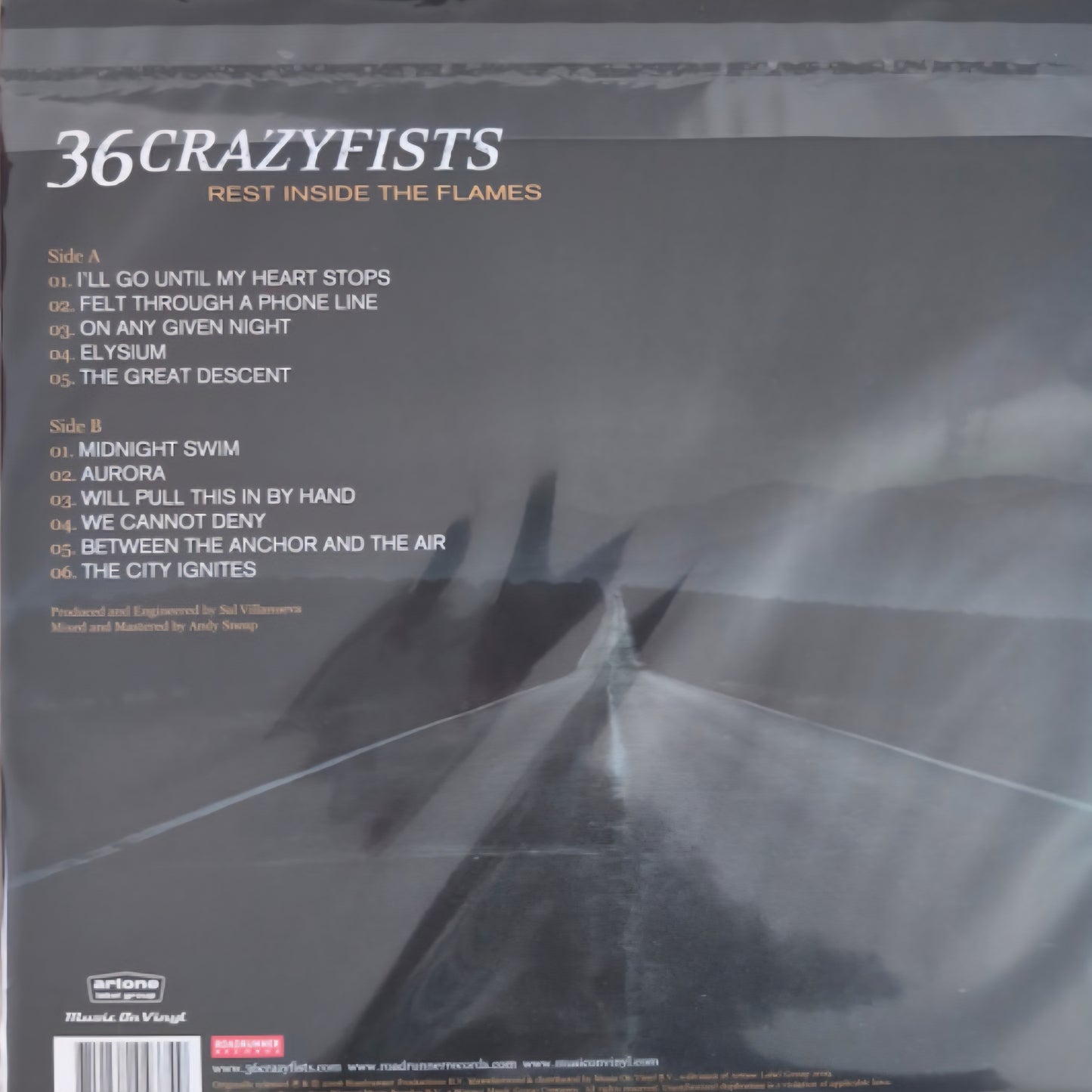 36 CRAZYFISTS : REST INSIDE THE FLAMES LP 180G