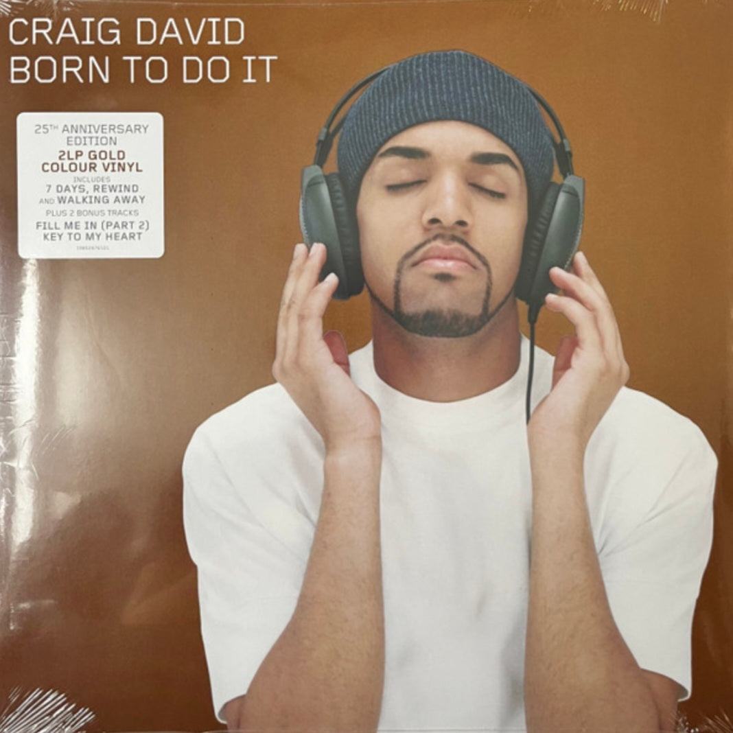 CRAIG DAVID : BORN TO DO IT LTD 25TH ANNIVERSARY 2LP 180G GOLD VINYL