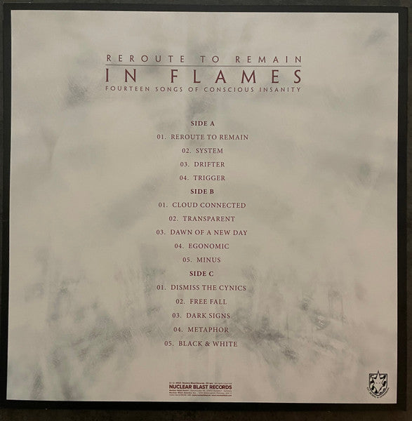 IN FLAMES : REROUTE TO REMAIN LTD 2LP 180G RED VINYL