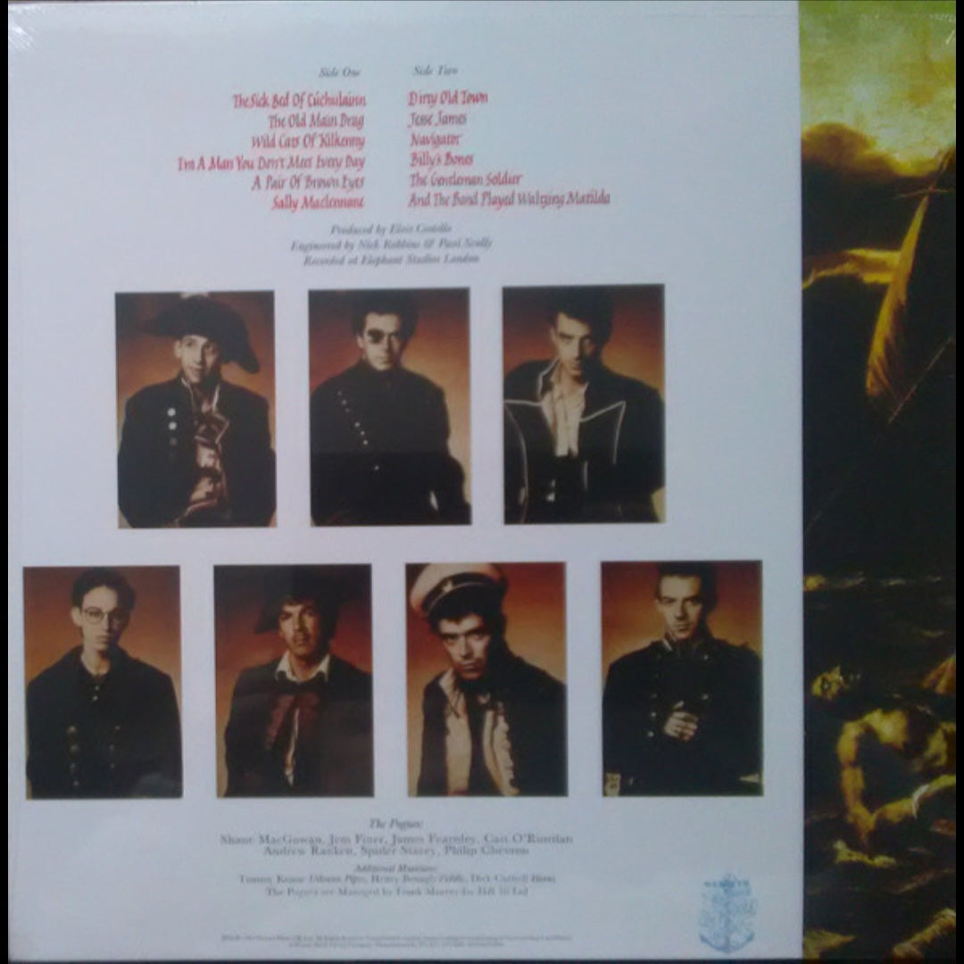 THE POGUES : RUM SODOMY & THE LASH LTD 40TH ANNIVERSARY 2LP 180G RED BLACK MARBLED VINYL