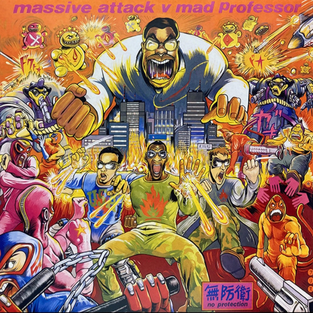 MASSIVE ATTACK V MAD PROFESSOR : NO PROTECTION LP 180G