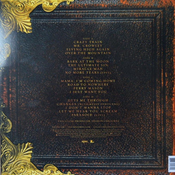 OZZY OSBORNE : MEMOIRS OF A MADMAN 2LP 180G