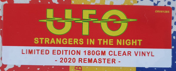 UFO : STRANGERS IN THE NIGHT LTD 2LP 180G CLEAR VINYL
