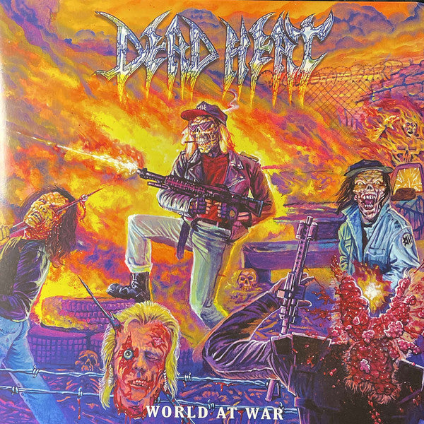 DEAD HEAT : WORLD AT WAR LTD LP 180G RED IN YELLOW VINYL