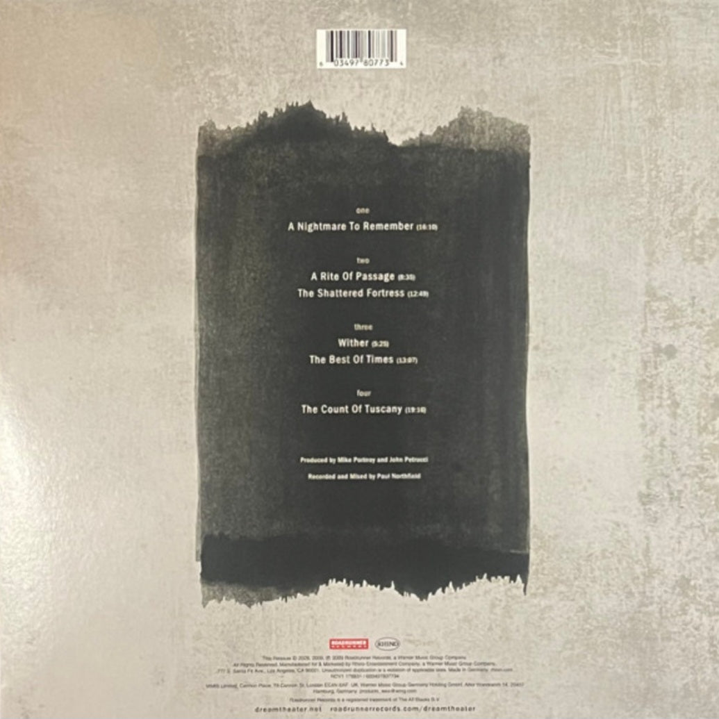 DREAM THEATER : BLACK CLOUDS & SILVER LININGS LTD 2LP 180G CLEAR VINYL