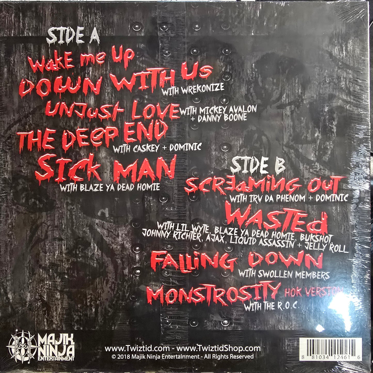 TWIZTID : A NEW NIGHTMARE LTD LP 180G RED BLACK MARBLED VINYL