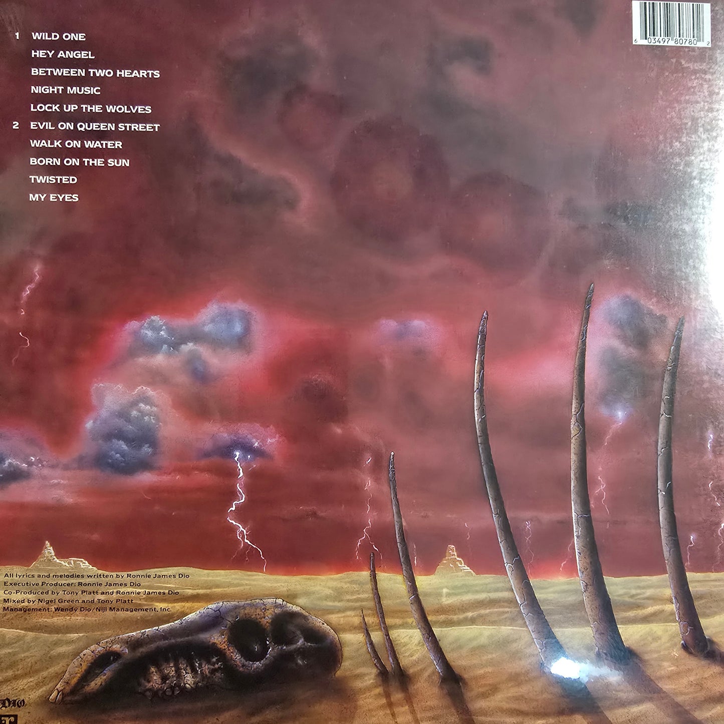 DIO : LOCK UP THE WOLVES LTD LP 180G RED VINYL