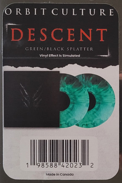 ORBIT CULTURE : DESCENT LTD 2LP 180G GREEN BLACK SPLATTER VINYL