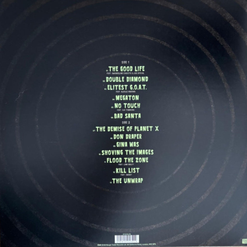 SLEAFORD MODS : THE DEMISE OF PLANET X LTD LP 180G NEON GREEN GLOW IN THE DARK VINYL