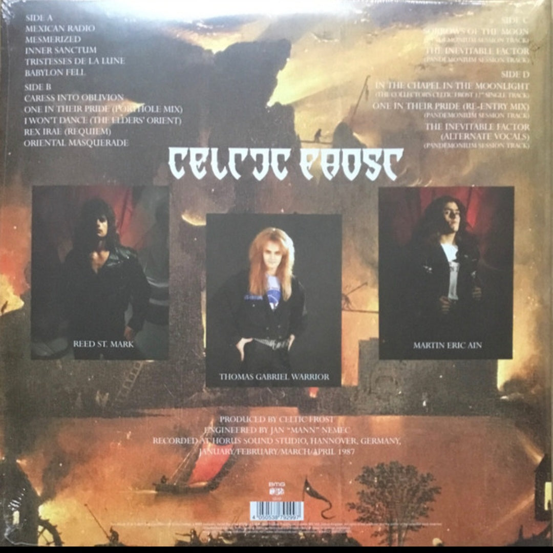 CELTIC FROST : INTO THE PANDEMONIUM LTD 2LP 180G GOLD VINYL