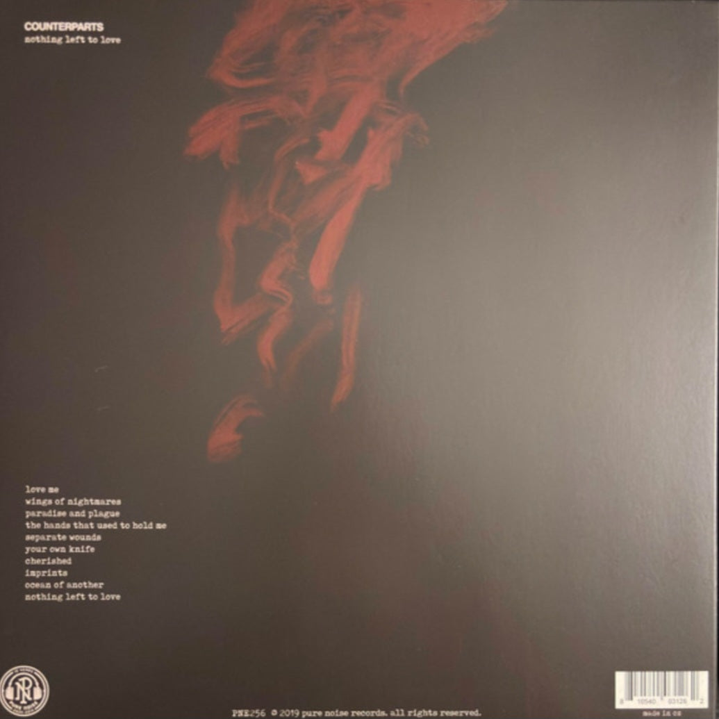 COUNTERPARTS : NOTHING LEFT TO LOVE LTD LP 180G BLACK ICE WHITE SPLATTER VINYL