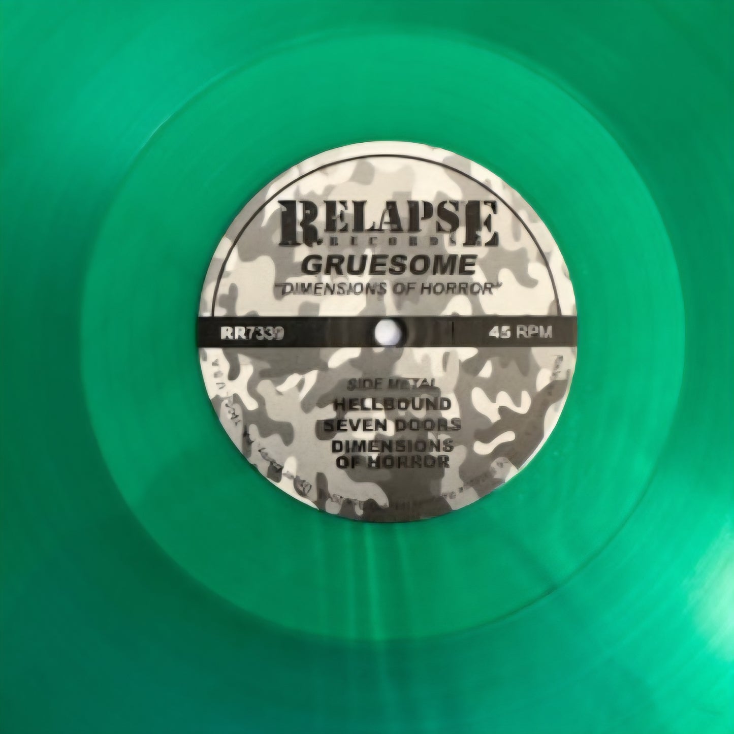 GRUESOME : DIMENSIONS OF HORROR LTD LP 180G GREEN VINYL