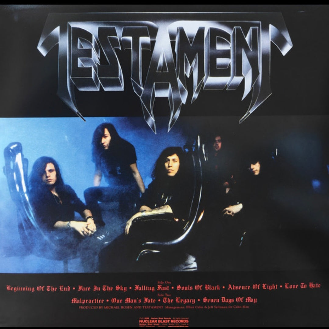 TESTAMENT : SOULS OF BLACK LTD LP 180G RED BLACK SPLATTER VINYL