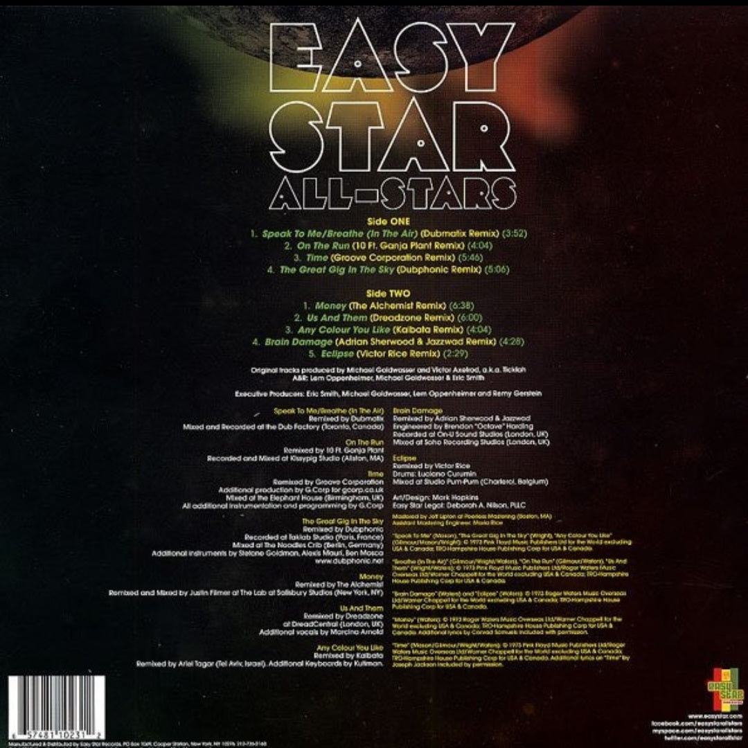 EASY STAR ALL STARS : DUBBER SIDE OF THE MOON LTD LP 180G BLUE VINYL