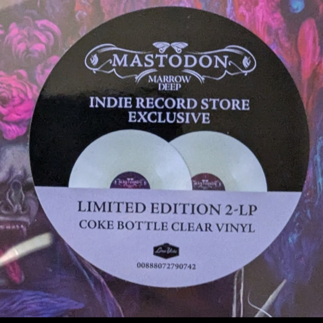 MASTODON : MARROW DEEP LTD 2LP 180G INDIE EXCLUSIVE COKE BOTTLE CLEAR VINYL