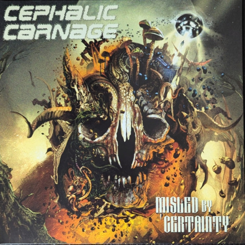 CEPHALIC CARNAGE : MISLED BY CERTAINTY LTD 2LP 180G SPLATTER VINYL