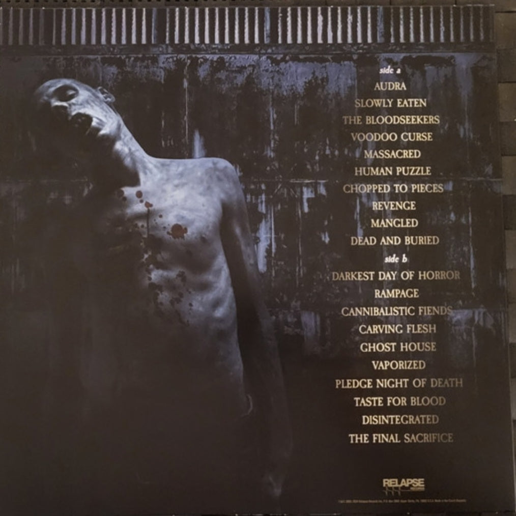 MORTICIAN : DARKEST DAY OF HORROR LTD LP 180G SPLATTER VINYL
