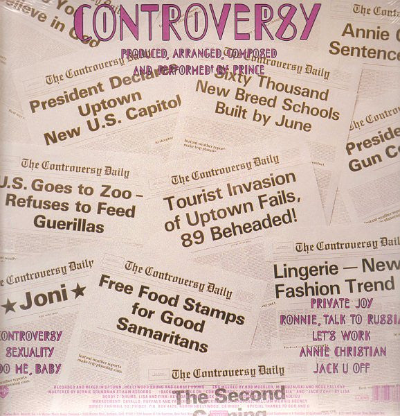 PRINCE : CONTROVERSY LP 180G