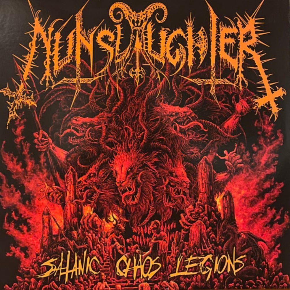 NUNSLAUGHTER : SATANIC CHAOS LEGIONS LTD LP 180G ORANGE VINYL