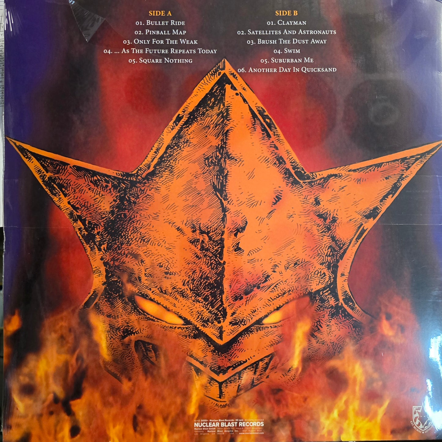IN FLAMES : CLAYMAN LTD LP 180G BLUE VINYL