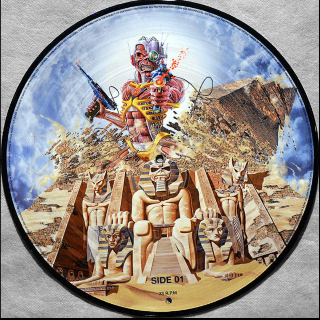 IRON MAIDEN : SOMEWHERE BACK IN TIME THE BEST OF 1980-1989 LTD 2LP 180G PICTURE DISC