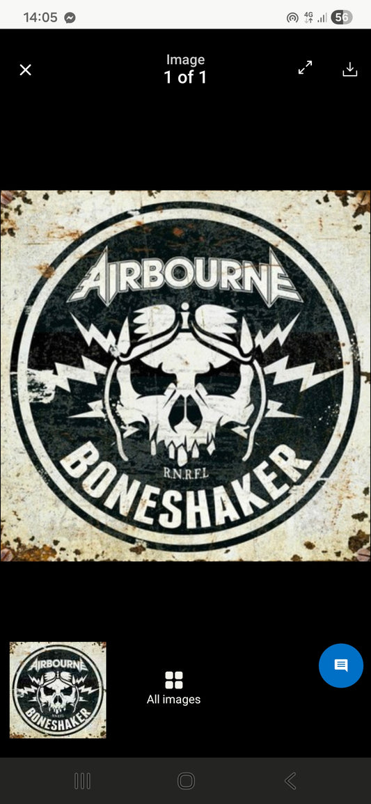 AIRBOURNE : BONESHAKER LTD LP 180G BONE COLOURED VINYL