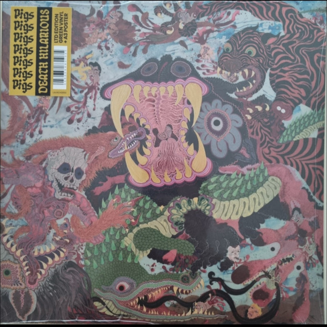 PIGS PIGS PIGS PIGS PIGS PIGS PIGS : DEATH HILARIOUS LTD LP 180G GREEN VINYL W/POSTER