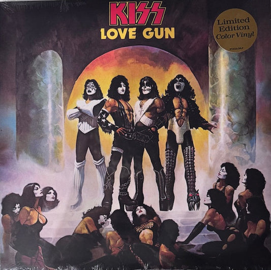 KISS : LOVE GUN LTD LP 180G TANGERINE GREEN SPLATTER VINYL