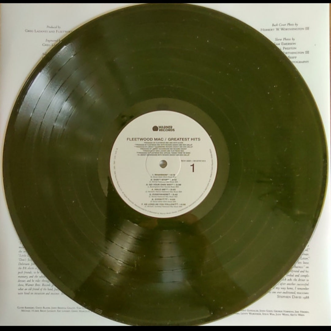 FLEETWOOD MAC : GREATEST HITS LTD LP 180G FOREST GREEN VINYL