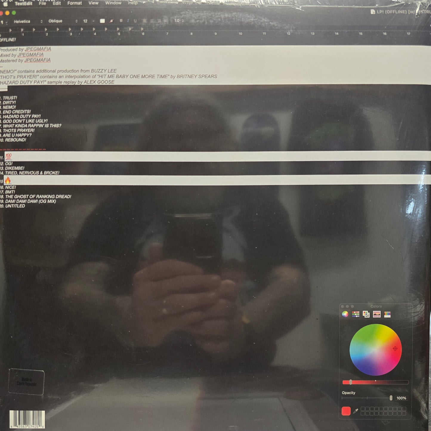 JPEGMAFIA : LP ! LTD 2LP 180G YELLOW VINYL