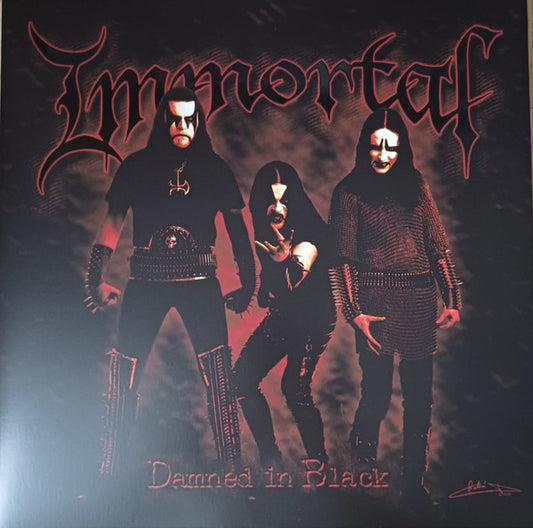 IMMORTAL : DAMNED IN BLACK LTD LP 180G RED VINYL