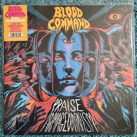 BLOOD COMMAND : PRAISE ARMOGEDDONISIM LTD LP 180G MAGENTA VINYL