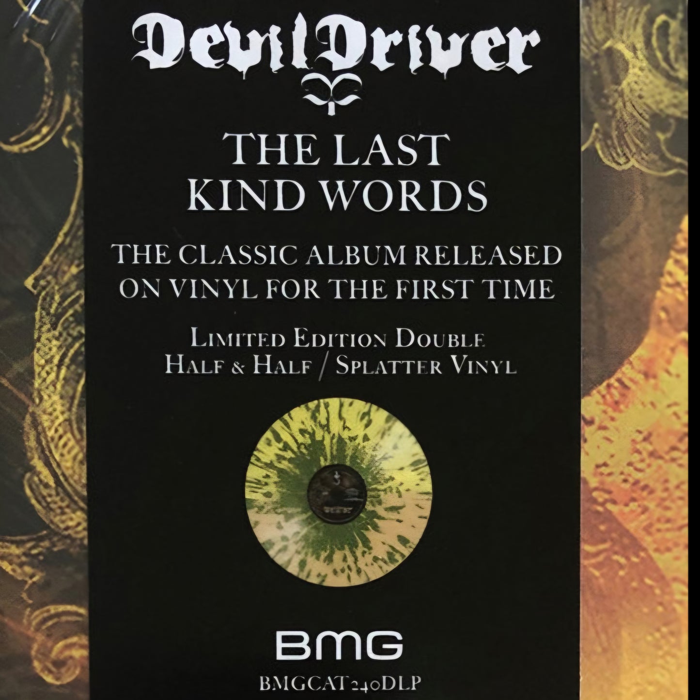 DEVILDRIVER : THE LAST KIND WORDS LTD 2LP 180G HALF HALF SPLATTER VINYL