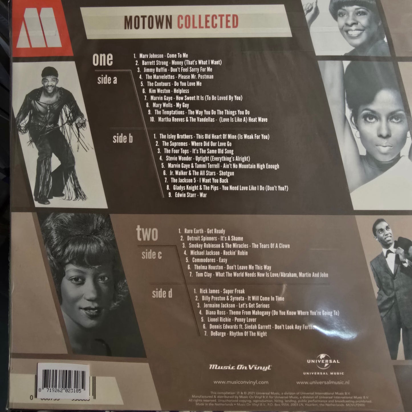 MOTOWN COLLECTED : VARIOUS ARTISTS 2LP 180G