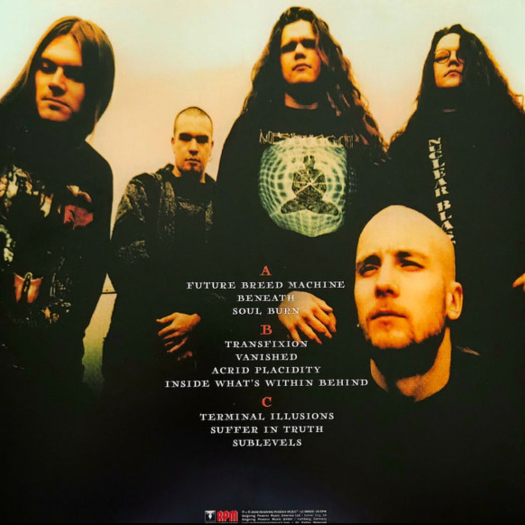 MESHUGGAH : DESTROY ERASE IMPROVE LTD 30TH ANNIVERSARY 2LP 180G GREY  WHITE BLACK MARBLED VINYL