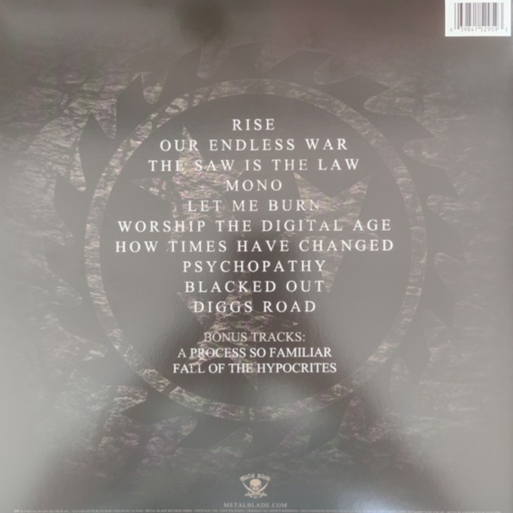 WHITECHAPEL : OUR ENDLESS WAR LTD LP 180G SILVER WHITE BLACK MERGE VINYL