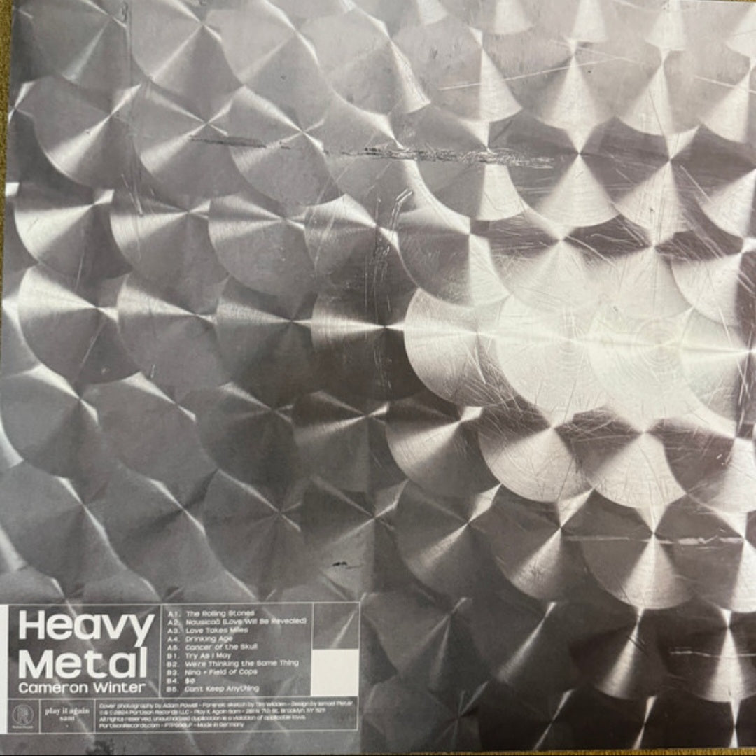 CAMERON WINTER : HEAVY METAL LTD LP 180G SILVER VINYL